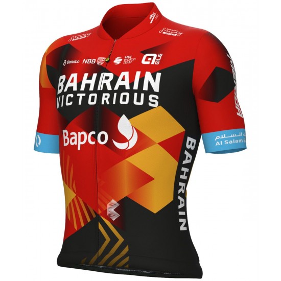Bahrain Victorious 2023 Radtrikot kurzarm-ALE Radsport-Profi-Team