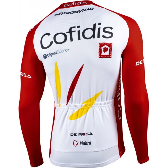 COFIDIS 2020 Radtrikot langarm-Radsport-Profi-Team
