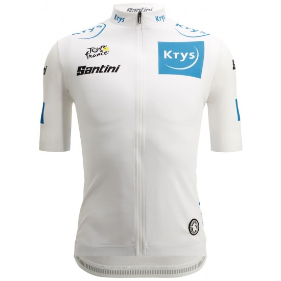 Tour de France 2022 weißes Trikot(maillot blanc,bester Jungprofi) Radtrikot kurzarm