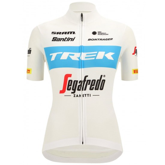 TREK-SEGAFREDO Damen Team 2022 Radtrikot kurzarm(langer Reißverschluss)-Radsport-Profi-Team
